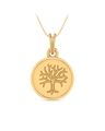 The Nature Yellow Gold Diamond Pendant