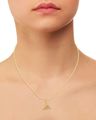 The Planes Yellow Gold Diamond Pendant