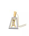 The Ryan Yellow Gold Diamond Pendant