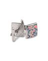 Floral Pattern Brass Cufflinks