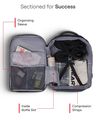 Unisex 19" Laptop Backpack with Trolley Sleeve