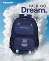 Unisex College Backpack with Rain Cover- 37 L