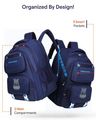Unisex College Backpack with Rain Cover- 37 L