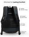 Unisex Laptop Backpack with Rain Cover- 30 L