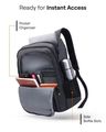 Unisex Laptop Backpack with Rain Cover- 30 L