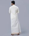 Men Cotton Dhoti Set