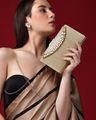 Women Embellished Box Clutch