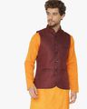 Men Regular Fit Nehru Jacket
