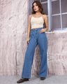 Shein Full Length Fly With Button Closure Light Wash Jeans
