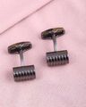 Shein Men Cylinder Shaped Slip on Cufflinks