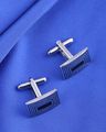 Shein Men Geometric Enamel Finish Slip on Cufflinks
