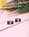 Shein Men Rectangular Shaped Slip on Cufflinks