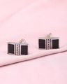 Shein Men Rectangular Shaped Slip on Cufflinks