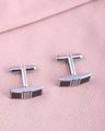Shein Men Rectangular Shaped Slip on Cufflinks