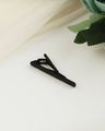 Shein Men Striped Detail Slip on Tie Pins