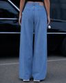 Shein Women Full Length Clean Wash Jeans - Ice Blue
