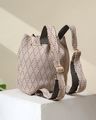 Shein Women Geometric Print Drawstring Everyday Backpack