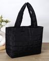 Shein Women Snap Button Detail Quilted Shoulder Bag