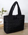 Shein Women Snap Button Detail Quilted Shoulder Bag
