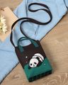 Shein Women Snap Button Graphic Print Crossbody Bag