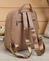 Shein Women Zip Closure Textured Everyday Backpacks - Beige