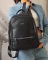 Shein Women Zip Closure Textured Everyday Panelled Backpacks