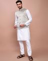  Men Slim Fit Velvet Nehru jacket