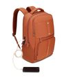 Unisex Elevate 17 Inch Compatible Laptop Backpack with USB Charging Port - 24L