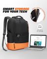 Unisex Nero Compatible Anti-Theft Laptop Backpack - 20L