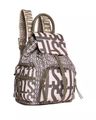 Women BSTIGMA Brand Print Backpack - Olive