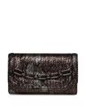 Women BVESPERA Reptilian Pattern Clutch with Adjustable Strap