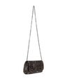 Women BVESPERA Reptilian Pattern Clutch with Adjustable Strap