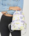 Women Abstract Printed Pocket Backpack