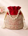 Women Embellished Potli Clutch Bag