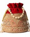 Women Embellished Potli Clutch Bag