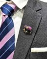 Brass Elephant Brooch