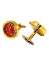 Men Brass Watch Dial Cufflinks