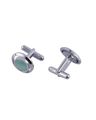 Men Mint Green Cufflinks