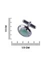 Men Mint Green Cufflinks
