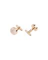 Men Rose Gold-Plated Cufflinks