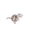 Metallic Dinosaur Lapel Pin