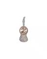 Metallic Guitar Lapel Pin