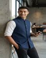 Men Regular Fit Nehru Jacket