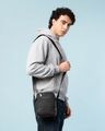 Unisex Crossbody Nexo Bag - Black