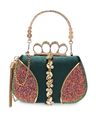 Women Handicraft Beautiful Bling Box Clutch Bag