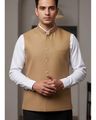Men Regular Fit Nehru Jacket - Brown