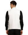 Men Regular Fit Nehru Jacket - White