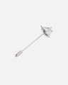 Men Silver-Plated Tiepin