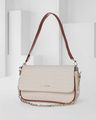 Women Printed Shoulder Bag with Detachable Strap