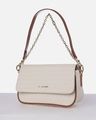 Women Printed Shoulder Bag with Detachable Strap